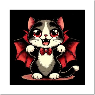 Vampire cat Posters and Art